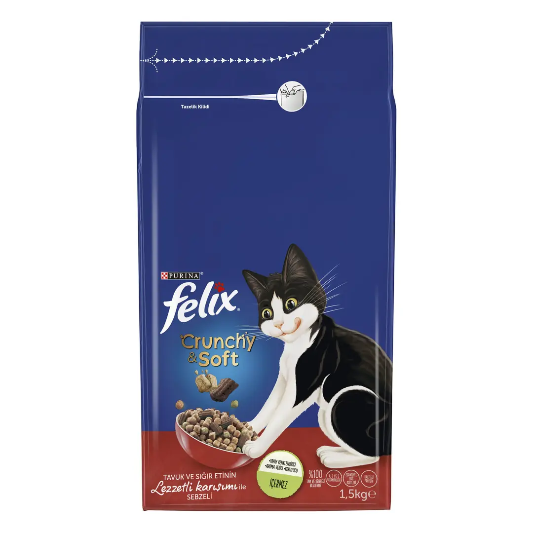 Ürün görseli: Felix Mix Kuru Mama Teşhir 20 Kg