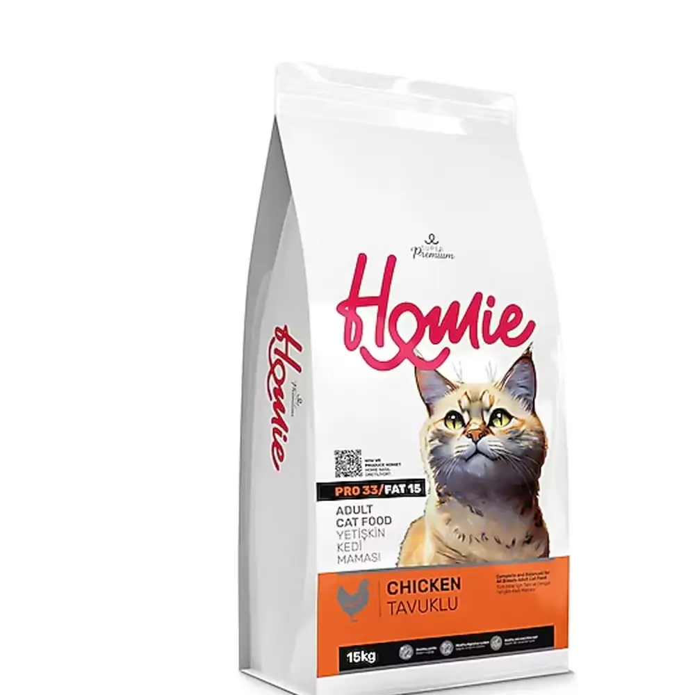 Ürün görseli: Homie Süper Premium 15 kg Tavuklu Yetişkin Kedi Maması