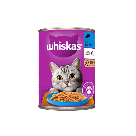 Ürün görseli: Whiskas Ton Balıklı 400 gr Yetişkin Konserve Kedi Maması