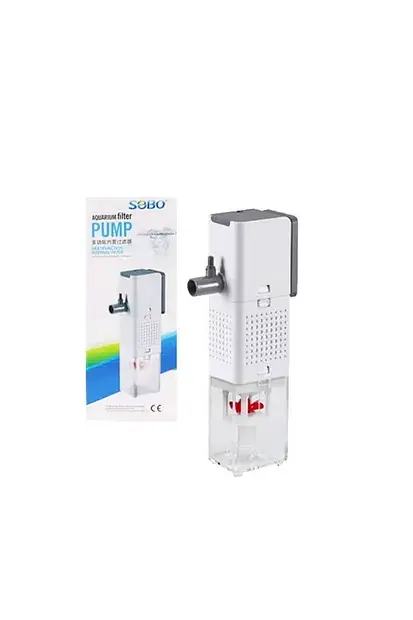 Ürün görseli: Sobo AQ-1500F 25W 1500 lt/saat Akvaryum İç Filtre