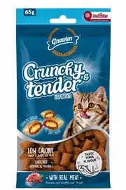 Gnawlers Crunchy Ton Balıklı Prebiotik Destekli Kedi Ödül Maması 65gr