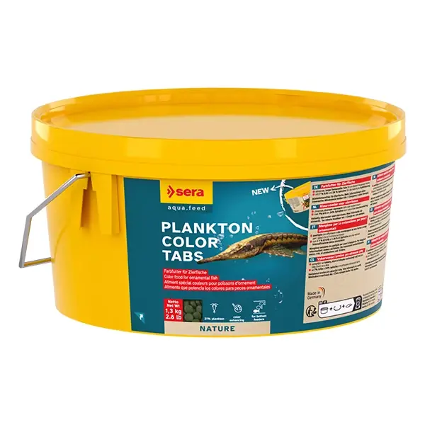 Ürün görseli: Sera Plankton Tabs Nature - 2200 Ml (5500 Tablet) Kova Balık Yemi