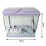 TIANBAO LN-520 SUMPLU AKVARYUM 52 CM FULL SET IŞIKLI FİLTRELİ İTHAL