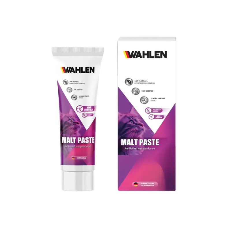 Ürün görseli: Wahlen Malt Paste Tüy Yumağı Kontrol Kedi Macunu 100 ML
