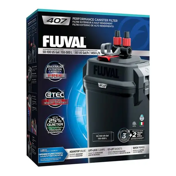 Ürün görseli: Fluval 407 Dış Filtre 1450L/H
