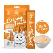 Vet's Plus Tavuklu Krema Kedi Ödül Maması 14gr (5'li)