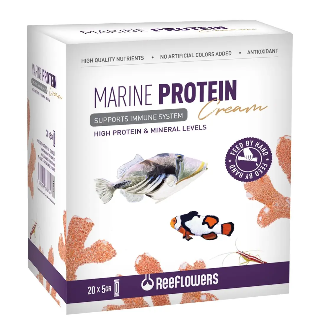 Ürün görseli: Reeflowers Marine Protein Cream 5gr X 20 reeflowers krema canlı yem