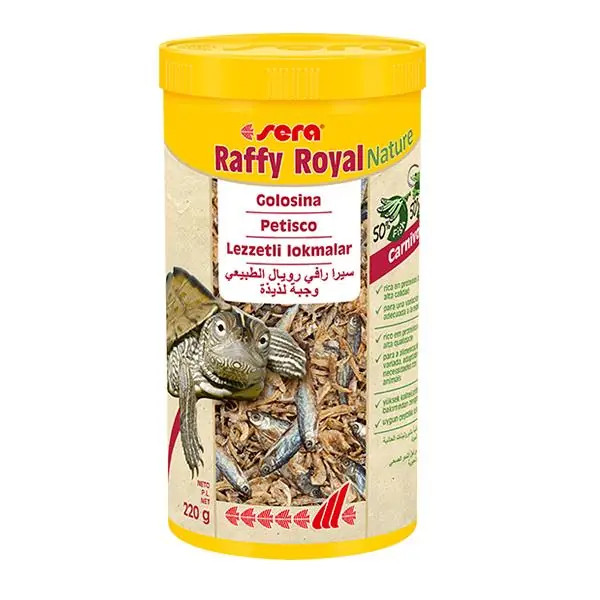 Ürün görseli: Sera Raffy Royal Nature 1000 ml Kaplumbağa Yemi