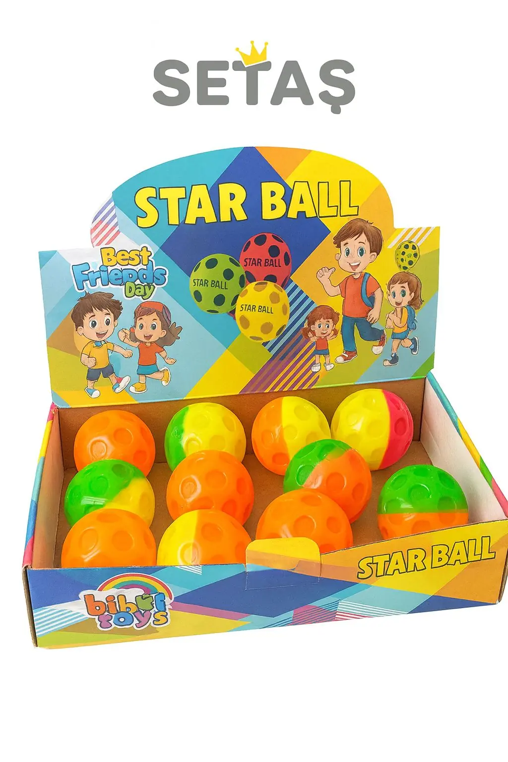 Ürün görseli: Star Ball Zıplayan Oyun Topu 1 Adet
