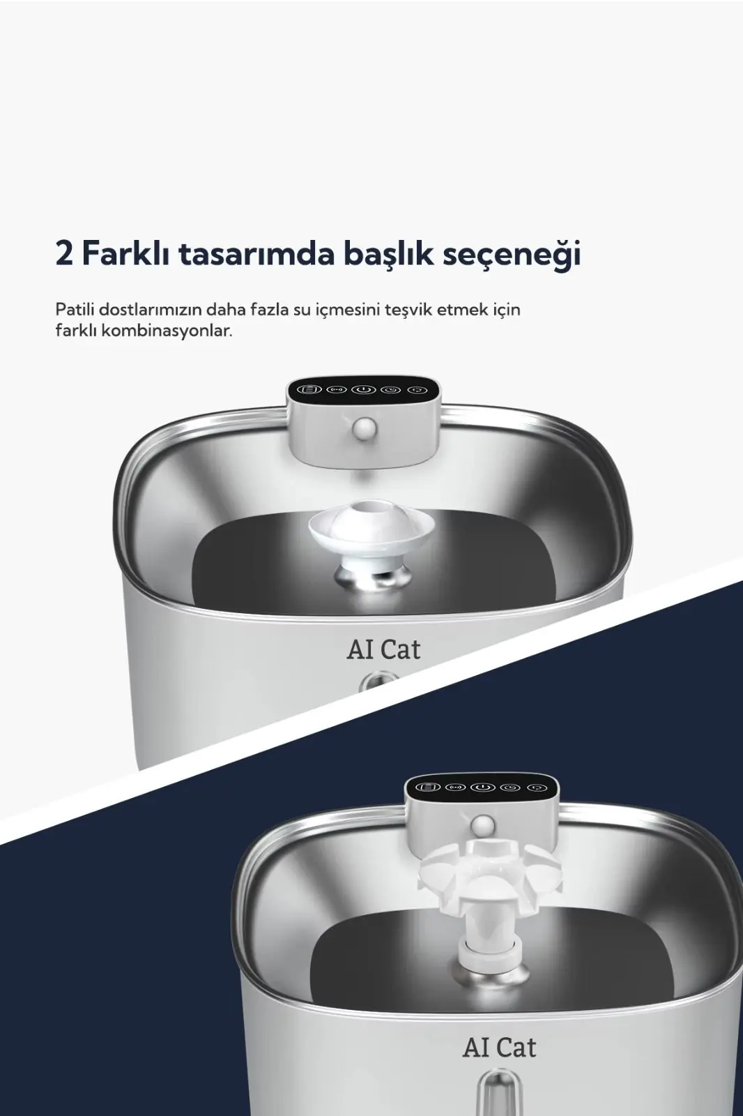AI Cat Hydra 3.2 lt Akıllı Kedi Su Pınarı