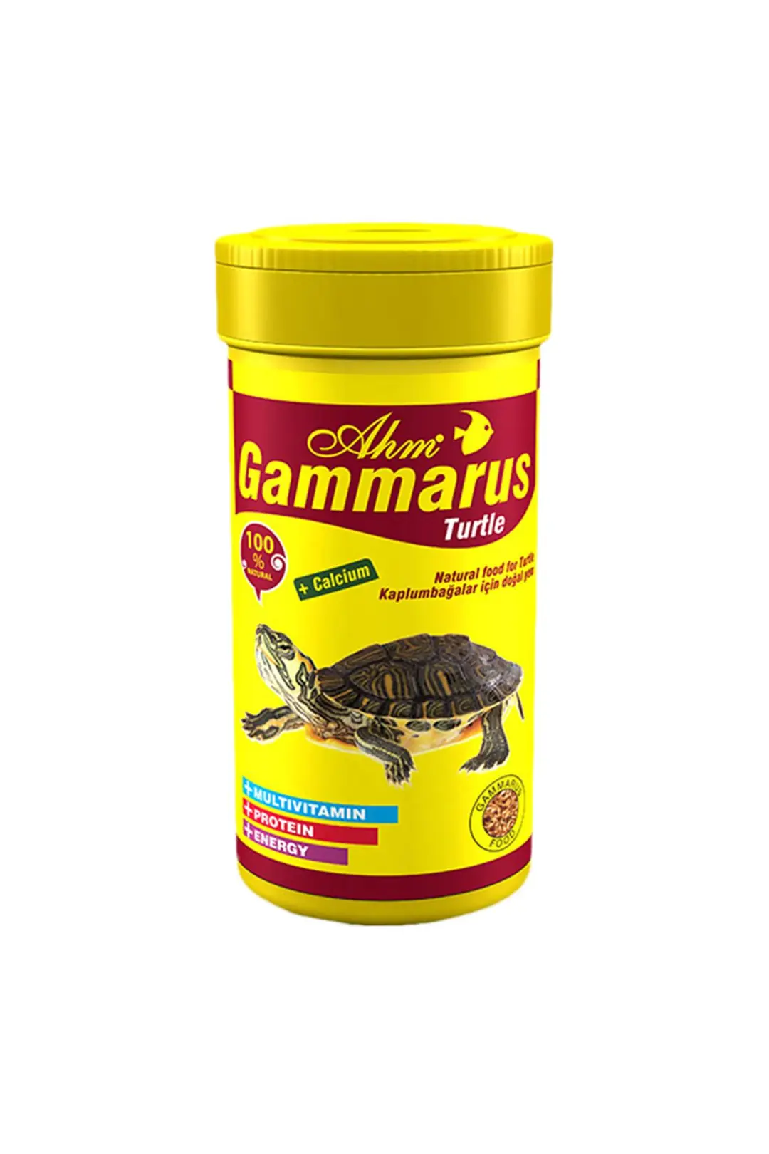 Ürün görseli: Ahm Gammarus Kaplumbağa Yemi 100 Ml