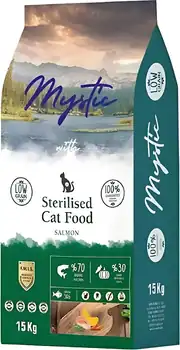 Mystic Az Tahıllı Somonlu Kısırlaştırılmış Kedi Maması 15 kg