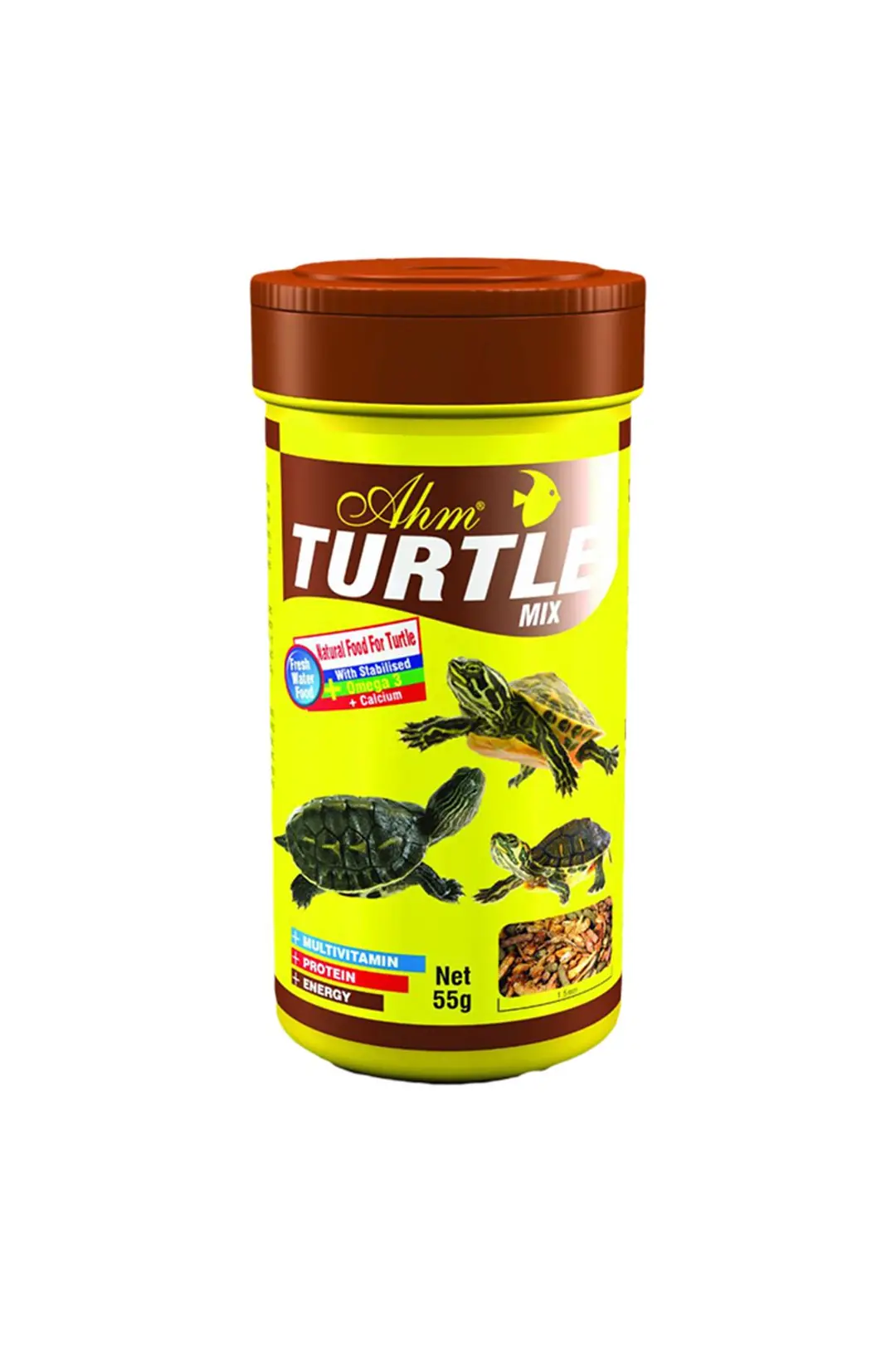 Ürün görseli: Ahm Turtle Mix 250 ml Kaplumbağa Yemi