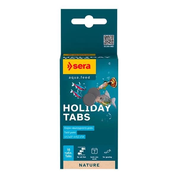 Ürün görseli: Sera Holiday 10 Tablet Tatil Balık Yemi