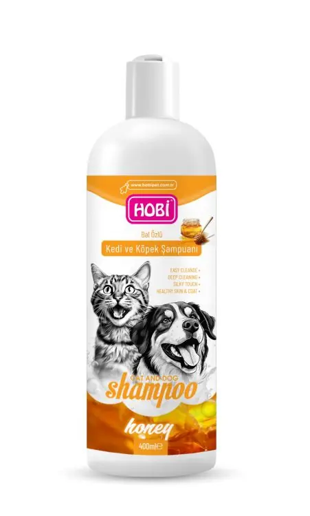 Ürün görseli: Hobi Bal Özlü Kedi ve Köpek Şampuanı 400ml