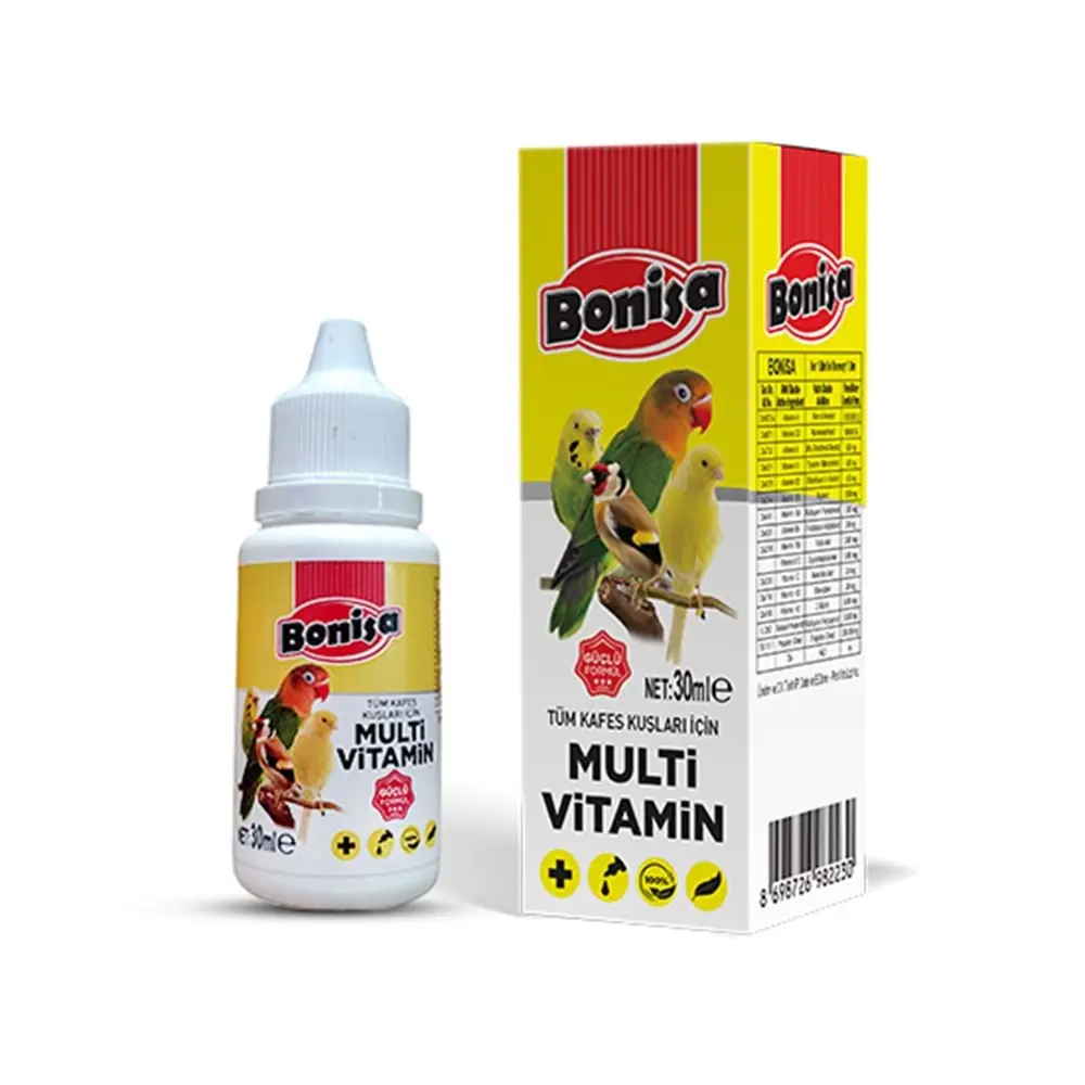 Ürün görseli: BONİSA KUŞ MULTİ VİTAMİN 30 ML