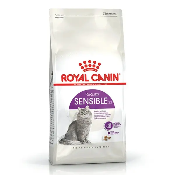 Ürün görseli: Royal Canin Sensible 33 Yetişkin Tavuklu Kedi Maması 2 Kg