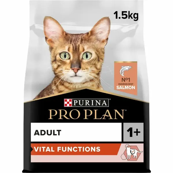 Ürün görseli: Pro Plan Vital Functions Somonlu 1.5 kg Yetişkin Kedi Maması