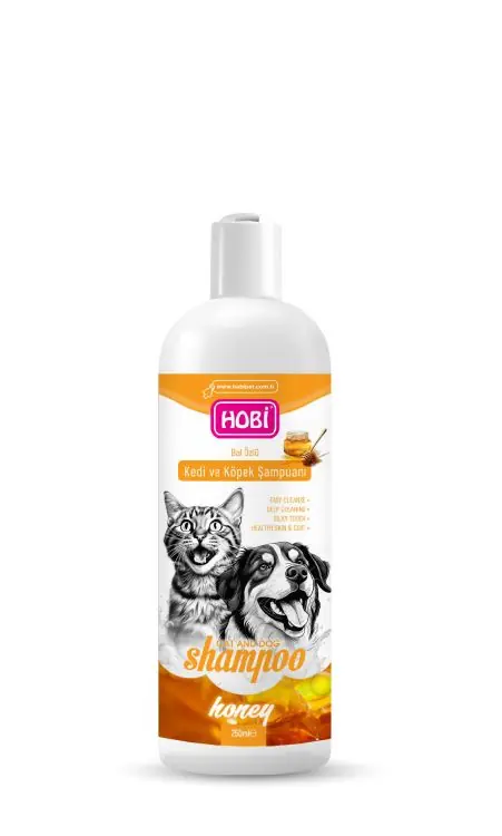 Ürün görseli: Hobi Bal Özlü Kedi ve Köpek Şampuanı 250ml