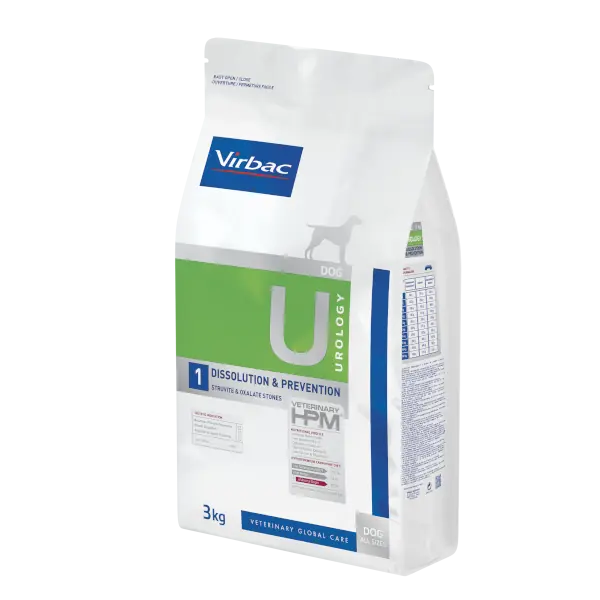 Ürün görseli: Virbac U1 Urology Dissolution & Prevention Üriner Köpek Maması 3 kg