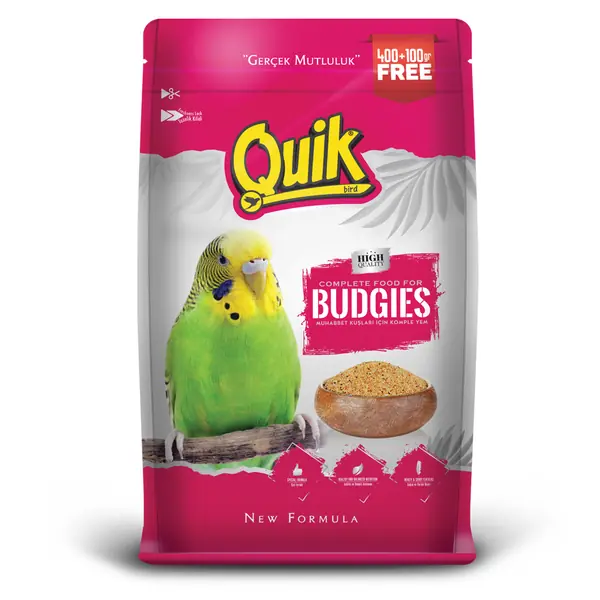 Ürün görseli: Quik Muhabbet Kuşu Yemi 500gr