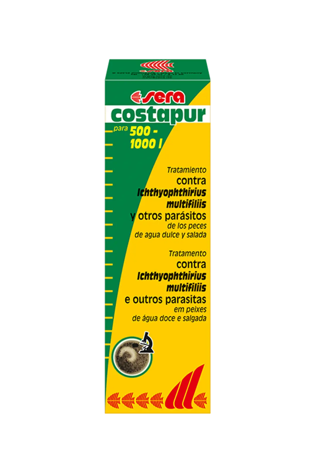 Ürün görseli: Sera Costapur Dış Parazitlere Karşı 50 ml Akvaryum Su Düzenleyici