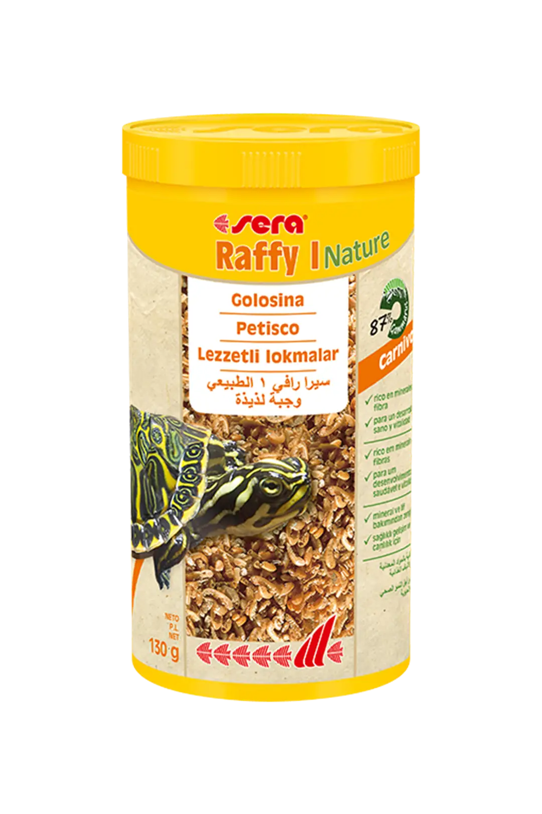 Ürün görseli: Sera Raffy I (Gammarus) Kaplumbağa Ve Sürüngen Yemi 1000 Ml - 130 Gr