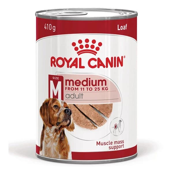 Ürün görseli: Royal Canin Loaf Mousse Medium Adult 410 gr Orta Irk Yetişkin Konserve Köpek Maması