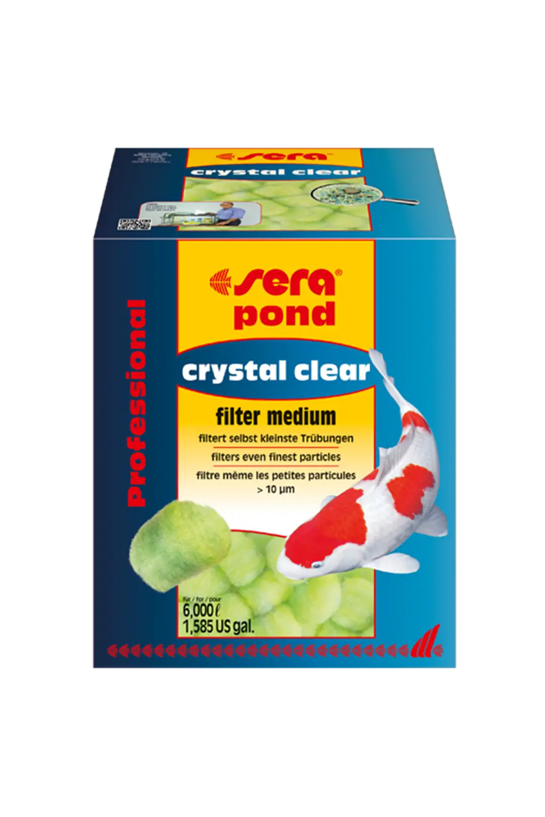 Ürün görseli: Sera Crystal Clear Su Berraklaştırıcı 6000Lt (130 adet)