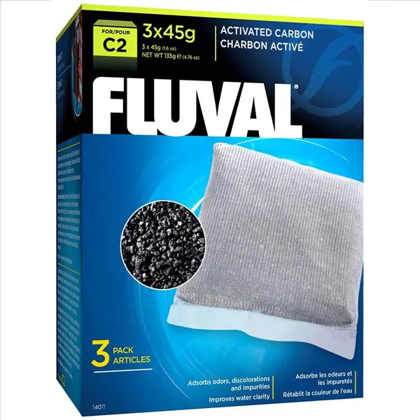 Ürün görseli: Fluval C2 Filtre Karbonu 3x45 gr