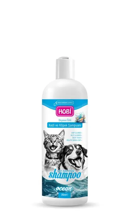 Ürün görseli: Hobi Okyanus Kokulu Kedi ve Köpek Şampuanı 250ml