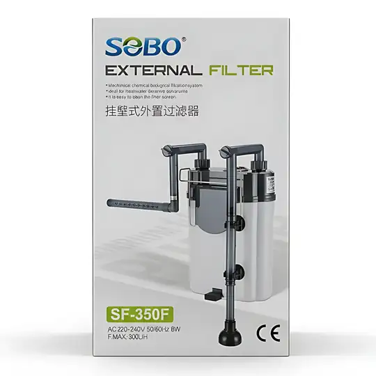 Ürün görseli: Sobo SF-350F Dış Filtre 300 Lt/h 5 W