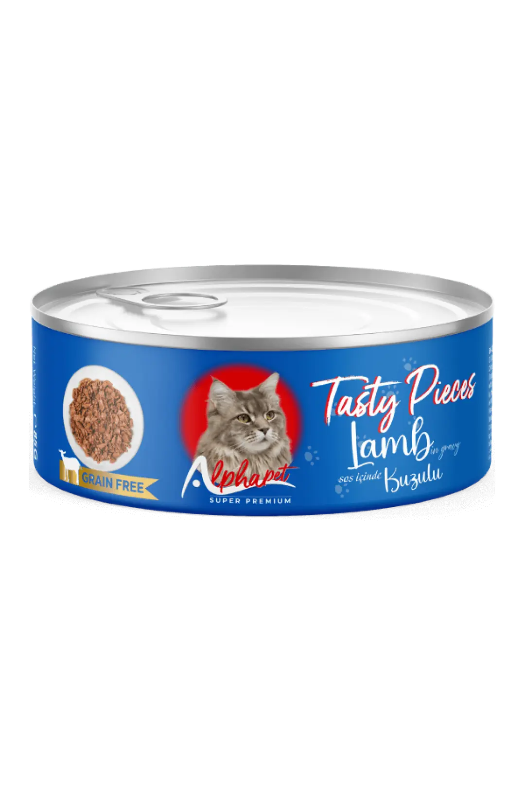 Ürün görseli: Alpha Pet Yetişkin Kedi Soslu Gourmet Kuzu Etli 100 Gr. 24'lü