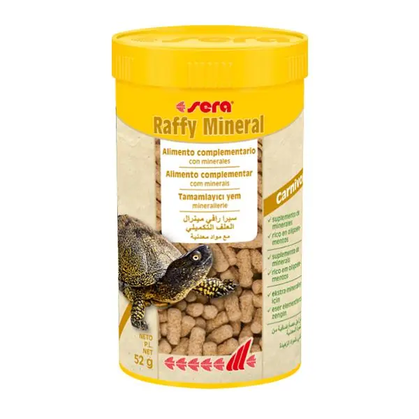 Ürün görseli: Sera Raffy Mineral 250 ml Kaplumbağa Yemi
