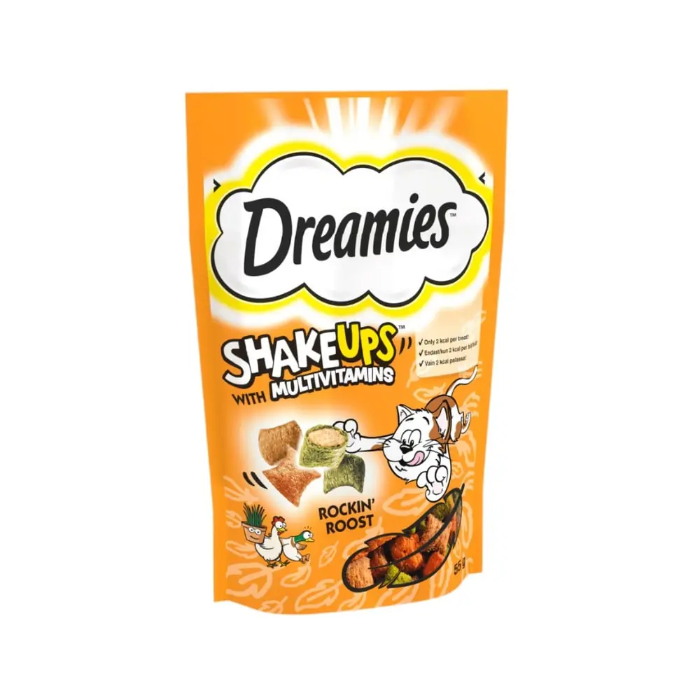 Ürün görseli: Dreamies Kedi Ödülü Shake Ups Rockin Rooster 55 Gr 6 AD