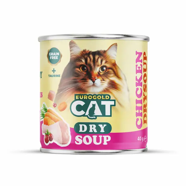 Ürün görseli: EuroGold Cat Kuru Çorba Tavuklu 40 Gr