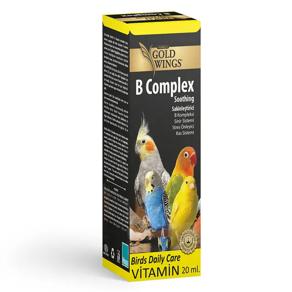 Ürün görseli: Gold Wings Premium B Complex 20 ml Stres Önleyici