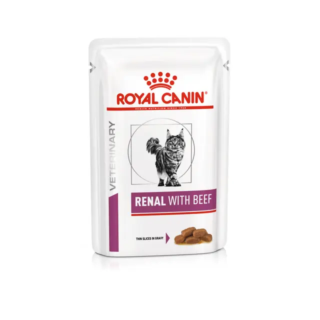Ürün görseli: Royal Canin Renal With Beef 12x85 gr Yaş Kedi Maması