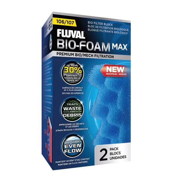 Ürün görseli: Fluval 107 İçin Filtre Malzemesi Bio Foam Max