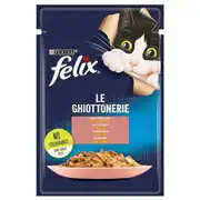 Felix Pouch Le Ghiottonerie Somonlu Yaş Kedi Maması 85 Gr 26lı