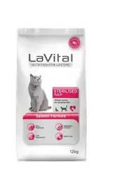 LaVital Somonlu 12 kg Kısırlaştırılmış Yetişkin Kedi Maması