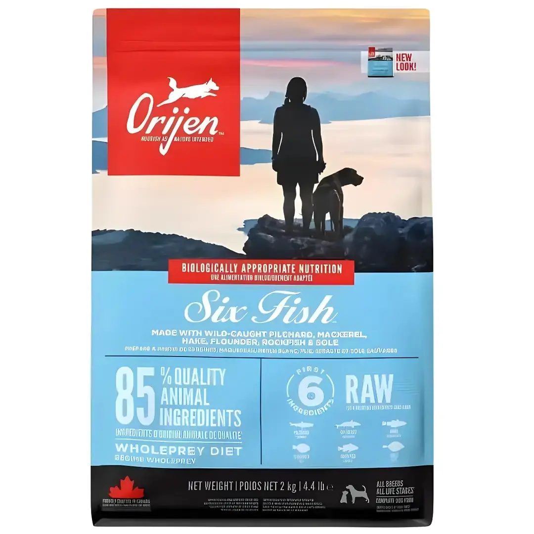 Ürün görseli: Orijen Six Fish 6 Balıklı Tahılsız 2 kg Yetişkin Köpek Maması
