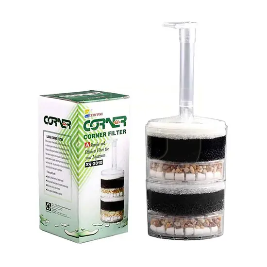Ürün görseli: XINYOU XY-2010 KÖŞE ÜRETİM FİLTRESİ PLASTİK BÜYÜK 15 CM	