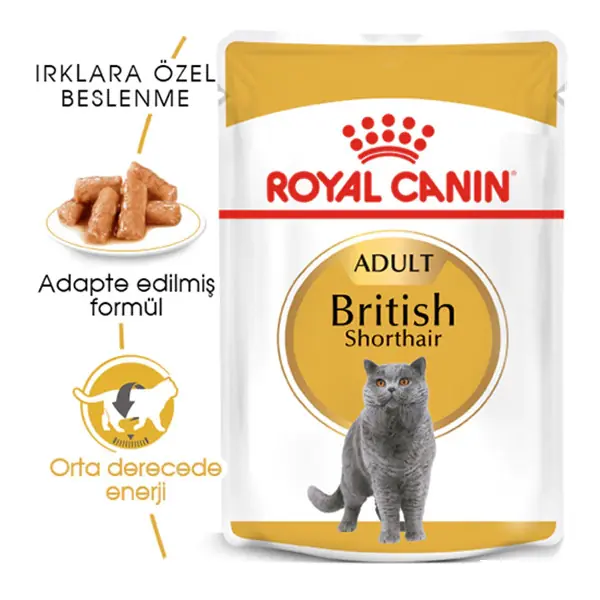 Ürün görseli: Royal Canin Pouch British Yetişkin Kedi Konservesi 85gr