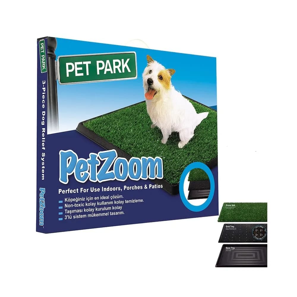 Ürün görseli: Petzoom Pet Park Büyük Boy Köpek Tuvaleti