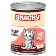 Snacky Chunk Kuzu Etli 400 gr Yavru Konserve Kedi Maması