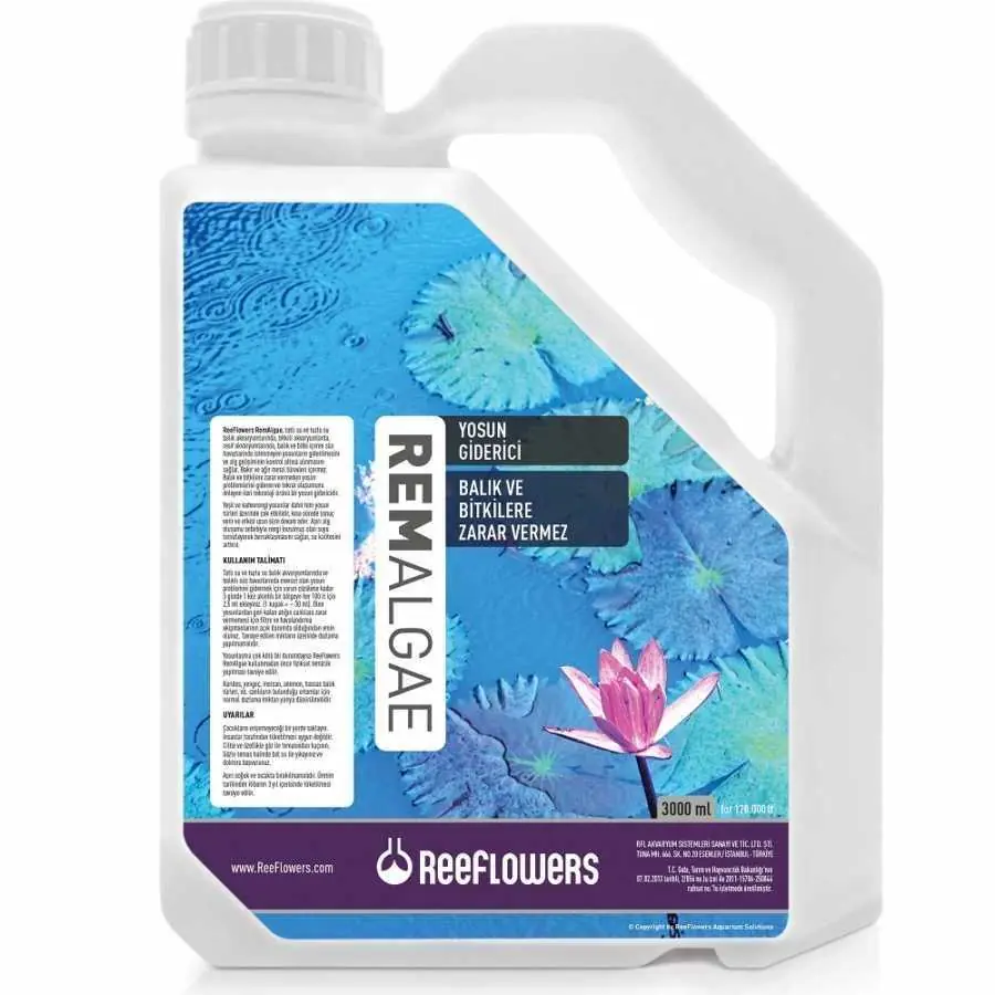 Ürün görseli: ReeFlowers RemAlgae 3 lt Yosun Giderici