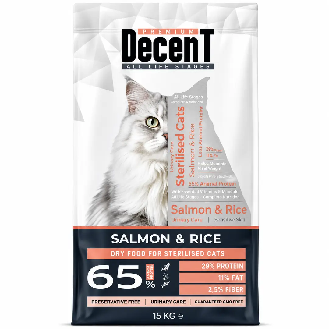 Ürün görseli: Decent Urinary Care Somonlu 15 kg Kısırlaştırılmış Kedi Maması