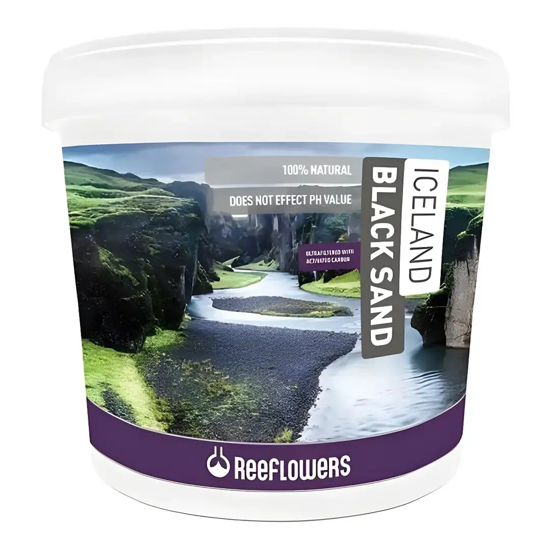 Ürün görseli: ReeFlowers Iceland Black Sand 1-2 mm 25 kg Siyah Kum