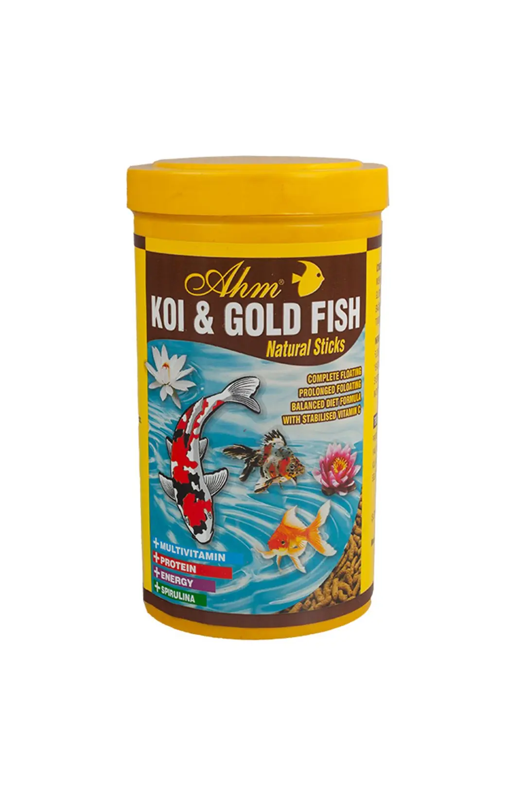 Ürün görseli: Ahm Koi Gold Fish Natural Sticks 1000 Ml